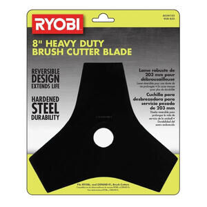 RYOBI & EXPAND-IT Brush Cutter Blade 8" Heavy Duty Hardened Steel AC04105